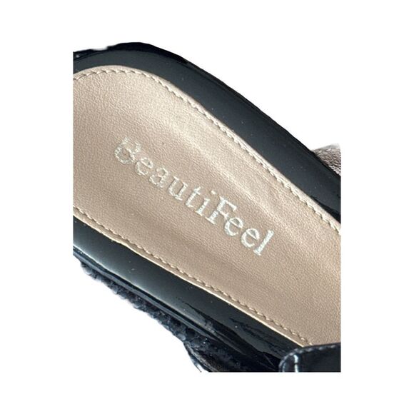 BeautiFeel Black Leo Matt Print Suede. - Picture 4 of 10